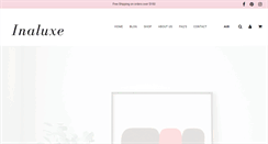 Desktop Screenshot of inaluxe.com