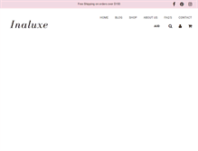 Tablet Screenshot of inaluxe.com